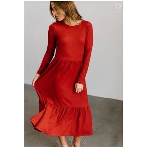 Baltic born Jacie Tiered midi dress